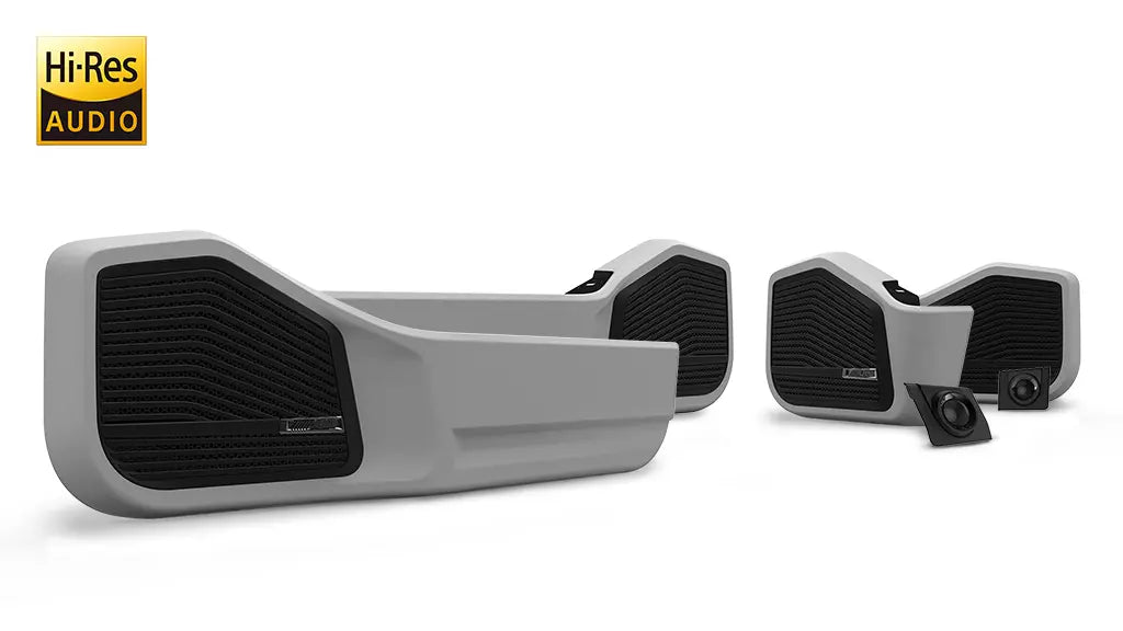 ALPINE LC70 Ultimate Status Audio & Camera Bundle, Speakers + Amplifier + Subwoofer + Reverse Camera