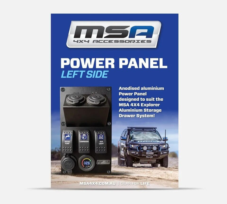 MSA 4x4 Right Power Panel (Passenger Side)