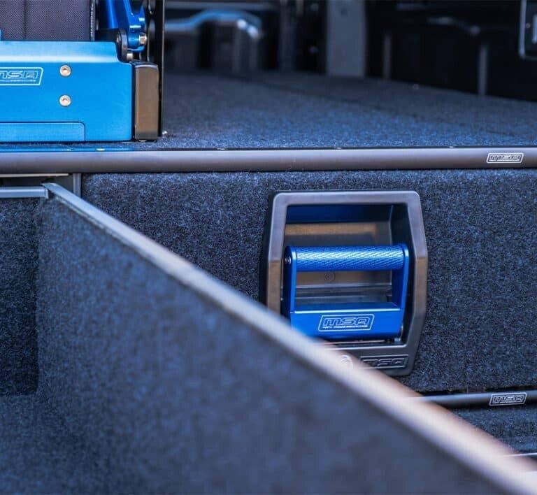 MSA 4X4 AMAROK AD BLUE DOUBLE STORAGE DRAWER SYSTEM