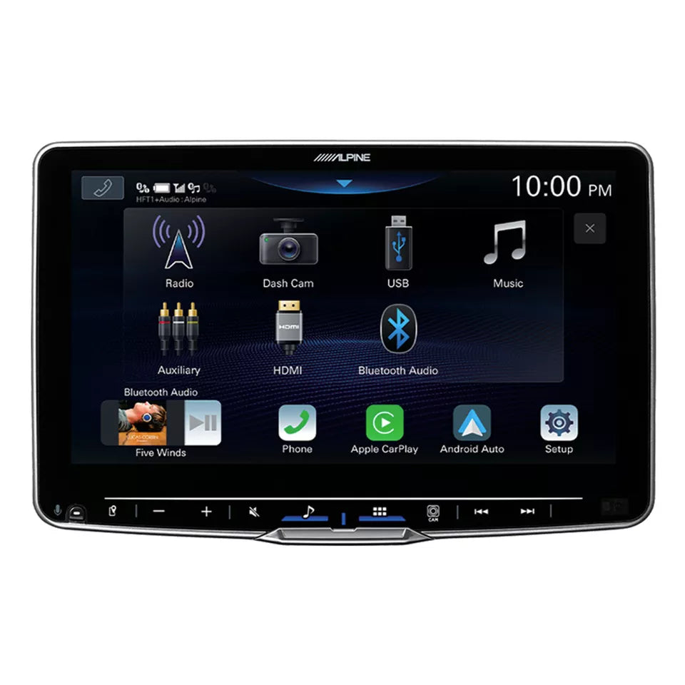 ALPINE Halo9 9” High-Res Audio Receiver with Wireless Apple CarPlay / Wireless Android Auto / HDMI / USB / Dual Camera / Bluetooth / Hi-Res Audio Wireless // DAB+ Suitable for VE Commodore Series-1 (2006-2010)-VES1G4-F509A