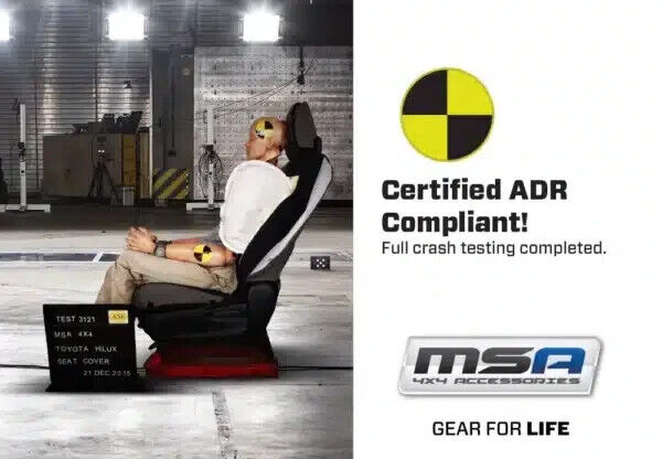 MSA 4X4 FORD RANGER PY DUAL CAB XL/XLS REAR SEAT COVERS