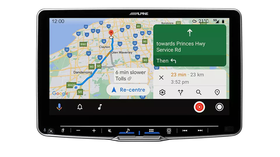 ALPINE HILUX N80 1ST & 2ND EDITION ( 2015 - 2020 ) ILX-F509A SOLUTION-HILUX15-F509A
