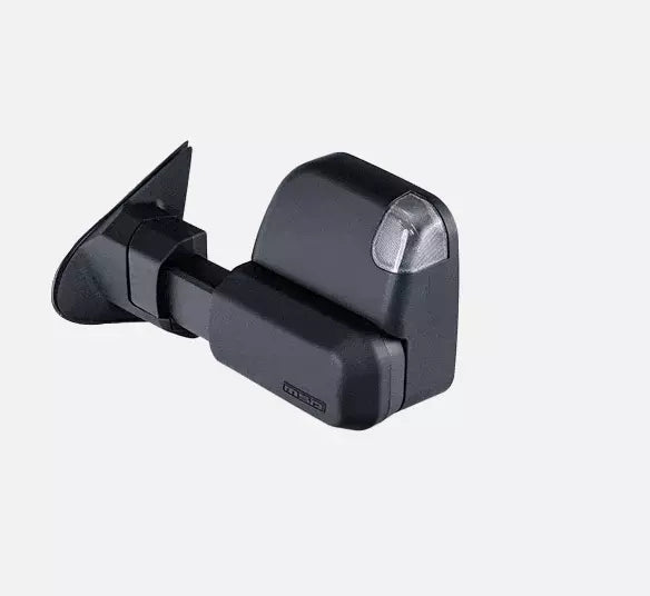 MSA 4X4 TOWING MIRROR LC200 LANDCRUISER - 2015 - 07/2021. BLACK, ELECTRIC, INDICATORS, BSM, HEATED, CAMERA, POWERFOLD, MEMORY-TM354