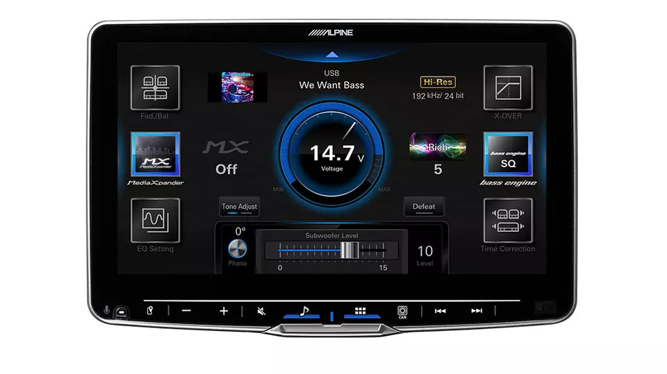 ALPINE HILUX N80 1ST & 2ND EDITION ( 2015 - 2020 ) ILX-F509A SOLUTION-HILUX15-F509A