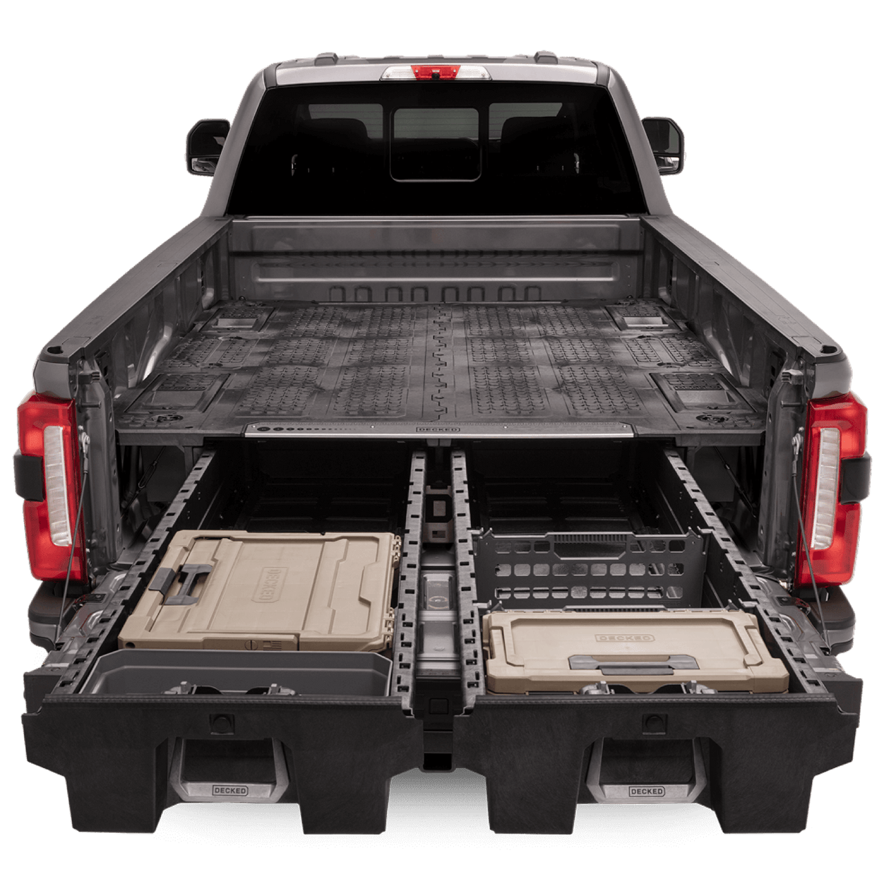 Americas Garage Drawer System + Premium Accessory Pack suits Toyota Hilux Extra Cab (15-26) by DECKED DKD-YT4