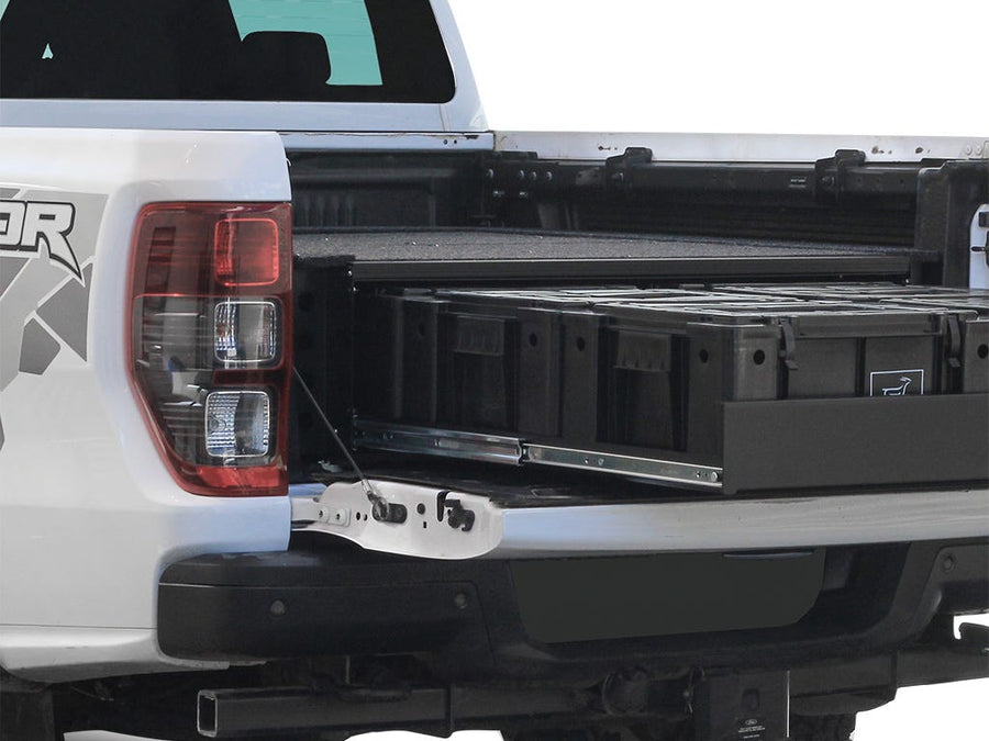 Front Runner Ford Ranger Wildtrak / Raptor (2014-2022) w/Drop-In Bed Liner Wolf Pack Drawer Kit -SWFR002