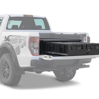 Front Runner Ford Ranger Wildtrak / Raptor (2014-2022) w/Drop-In Bed Liner Wolf Pack Drawer Kit -SWFR002