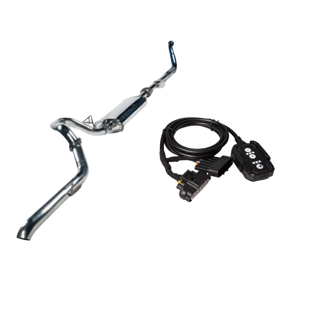 TORQIT Toyota Prado 120 Series PCR 3.0L TD Wagon 02/2003 - 10/2007 3" Turbo Back Exhaust with Pedal Torq Throttle Controller- HS8111PCRSS