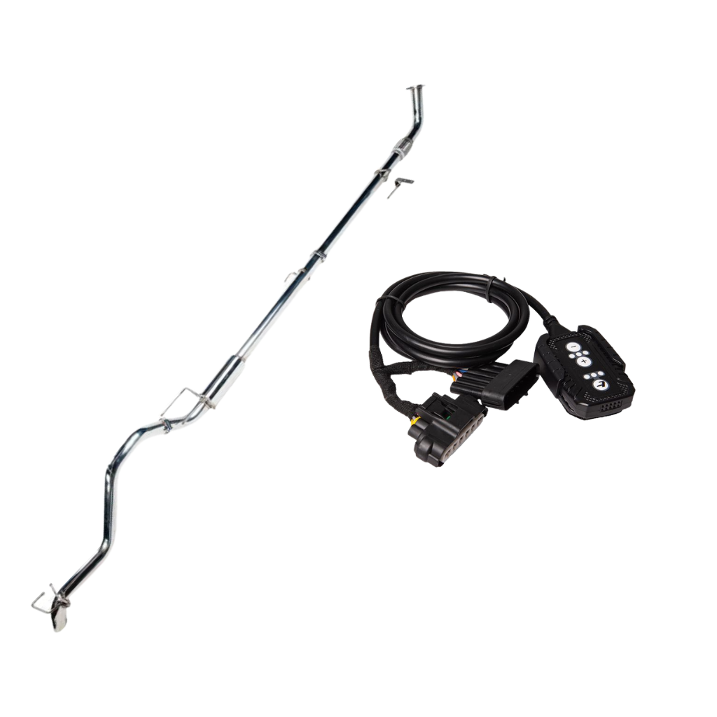 TORQIT Toyota Fortuner 2.8L 3" DPF Back Exhaust with Pedal Torq Throttle Controller - HS8143SS