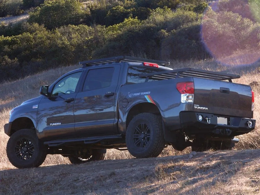 Front Runner Toyota Tundra DC 4-Door Ute (2007-Current) Slimline II Load Bed Rack Kit KRTT956T