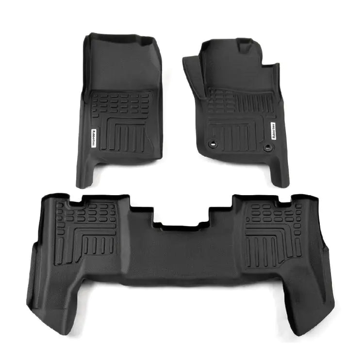 DEEP DISH FLOOR LINER SUIT TOYOTA LANDCRUISER WAGON 76 SERIES W'MATE WAGON 2012 ON TY146-02-3D