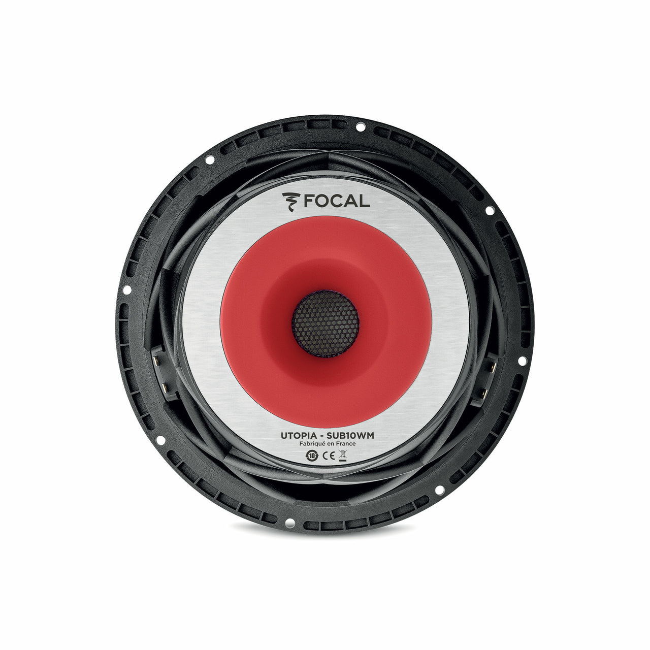 FOCAL 10” SUBWOOFER UTOPIA M, 400W RMS DUAL 4OHM, FOR SEALED ONLY ENCLOSURE 10-15L, 25HZ - 800HZ | 10WM 10” (each)