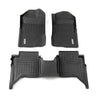 TJM DEEP DISH CAR MATS FOR VW AMAROK 2ND GEN DUAL CAB 23+ VWA001-3D