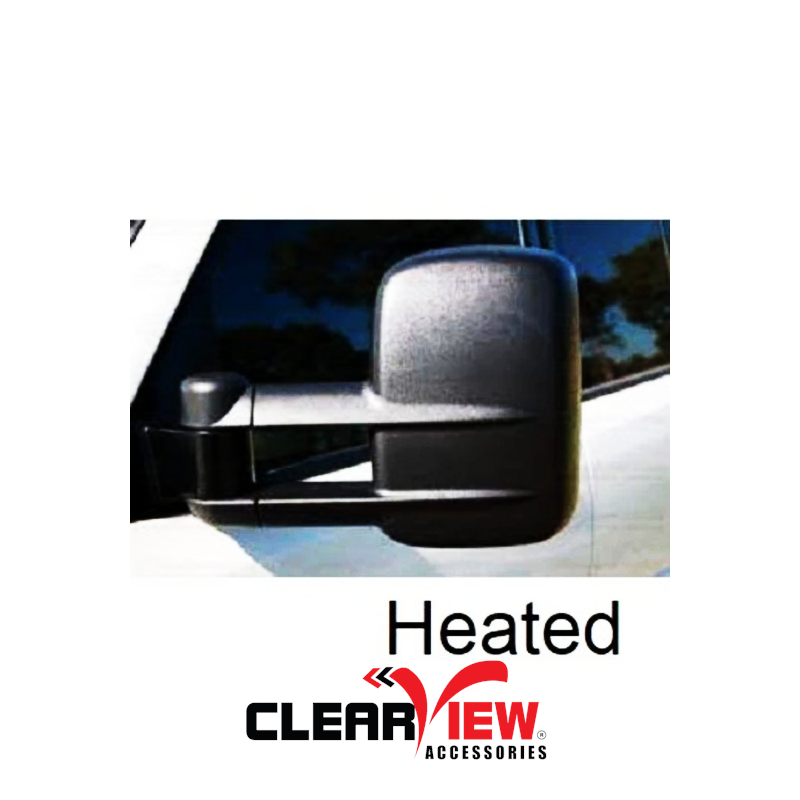 Clearview 24-JPGC-MH-PEB-R Mirror Head for Jeep Grand Cherokee [Black, Electric, Heated Glass, Indicator Memory, BSM]