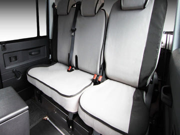 MSA VWA02 Volkswagen Amarok / MY17 V6 Highline / Sportline Rear Dual Cab 60/40 Bench Single Back Seat Cover (3 Headrests)