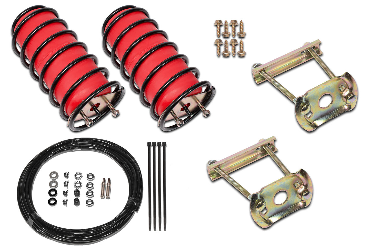 Polyair Suspension Red Airbag Bag Kit Falcon XR XD Sedan 1966-1982
