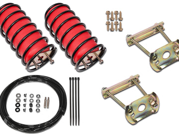 Polyair Suspension Red Airbag Bag Kit Falcon XR–XD Sedan 1966–1982