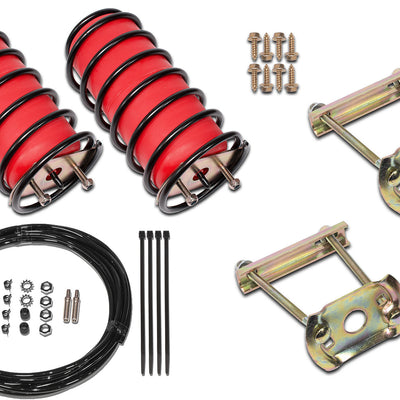 Polyair Suspension Red Airbag Bag Kit Falcon XR–XD Sedan 1966–1982