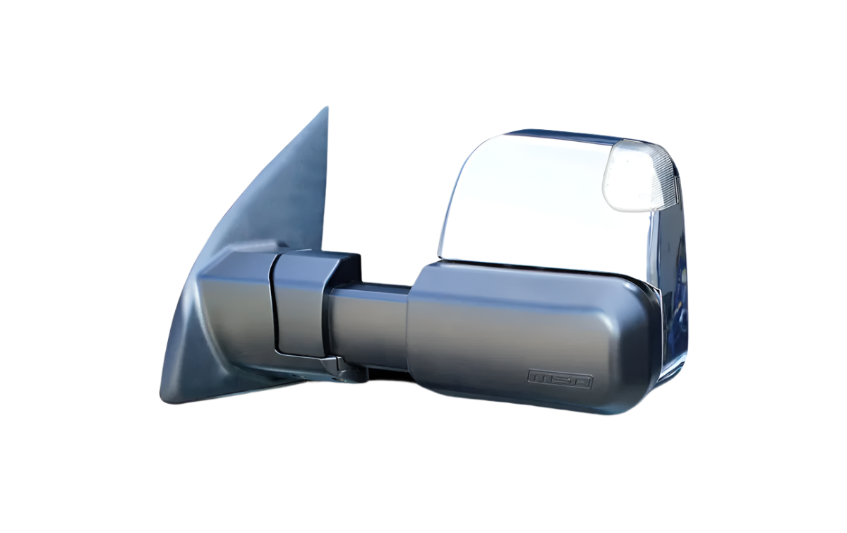 MSA TM1305 JEEP GRAND CHEROKEE TOWING MIRRORS (CHROME, ELECTRIC, INDICATORS, HEATED, BLIND SPOT MONITORING) 2010-CURRENT
