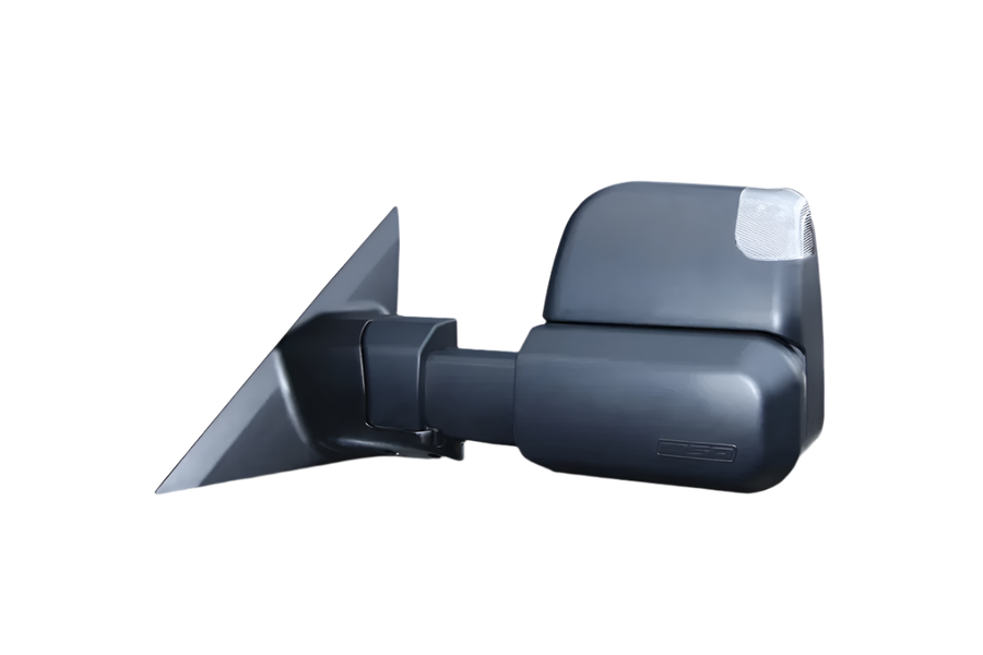 MSA TM1604 MAZDA BT50 TOWING MIRRORS (BLACK, ELECTRIC, HEATED, INDICATORS, BLIND SPOT MONITORING) SEPT 2020 CURRENT
