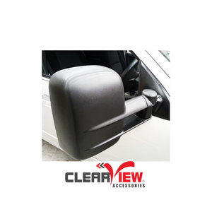 Clearview CV-FD-TY-EB Towing Mirrors for Ford Territory [Black; Electric]