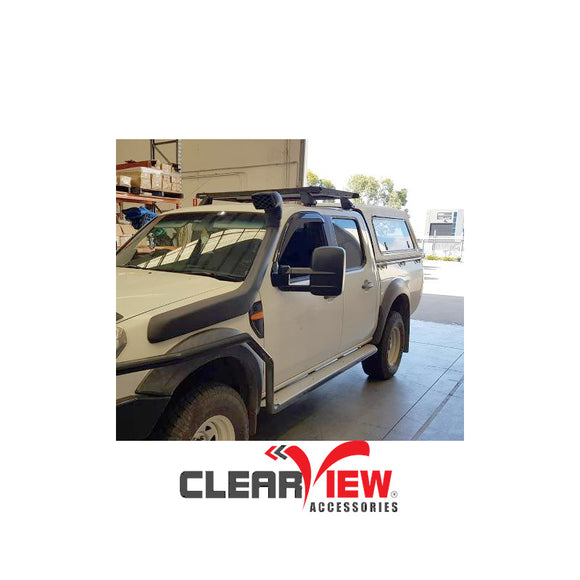 Clearview CV-FM-RB-EB Towing Mirrors for Ford Ranger & Mazda BT-50 [Electric; Black]