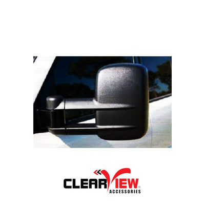 Clearview CV-FS-EB Full Replacement Towing Mirror Ford F-250 and F-350 Series E