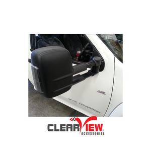 Clearview CV-HI-DC-EB Towing Mirrors for Holden Colorado & Rodeo [Electric; Black]