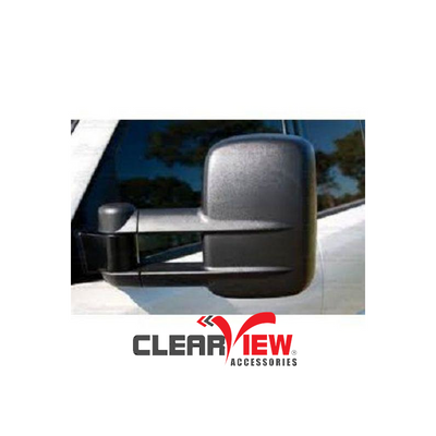 Clearview CV-HI-DC2012-EB Towing Mirrors for Holden Colorado, Colorado 7 & Isuzu D-Max, MU-X [Electric; Black]