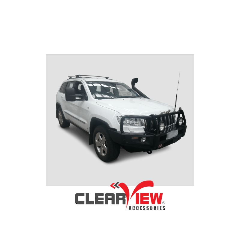 Clearview CV-JP-GC-OEB Towing Mirrors for Jeep Grand Cherokee [Heated; Memory; Indicators; Electric; Black]