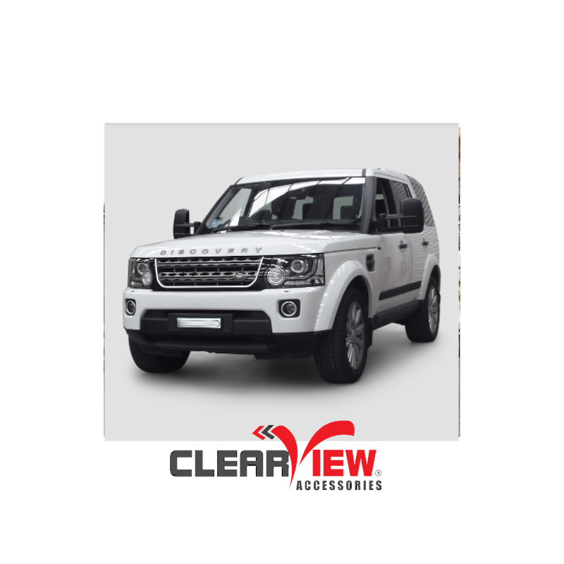 Clearview CV-LR-D34-EB Towing Mirrors for Land Rover Discovery 3, Discovery 4 & Range Rover [Electric; Black]