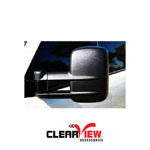 Clearview CV-M-BT50-EB Towing Mirrors [Electric; Black]