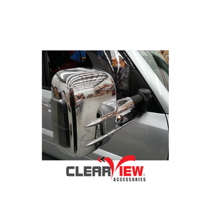 Clearview CV-MP-NT-EC Towing Mirrors for Mitsubishi Pajero [Electric; Chrome]