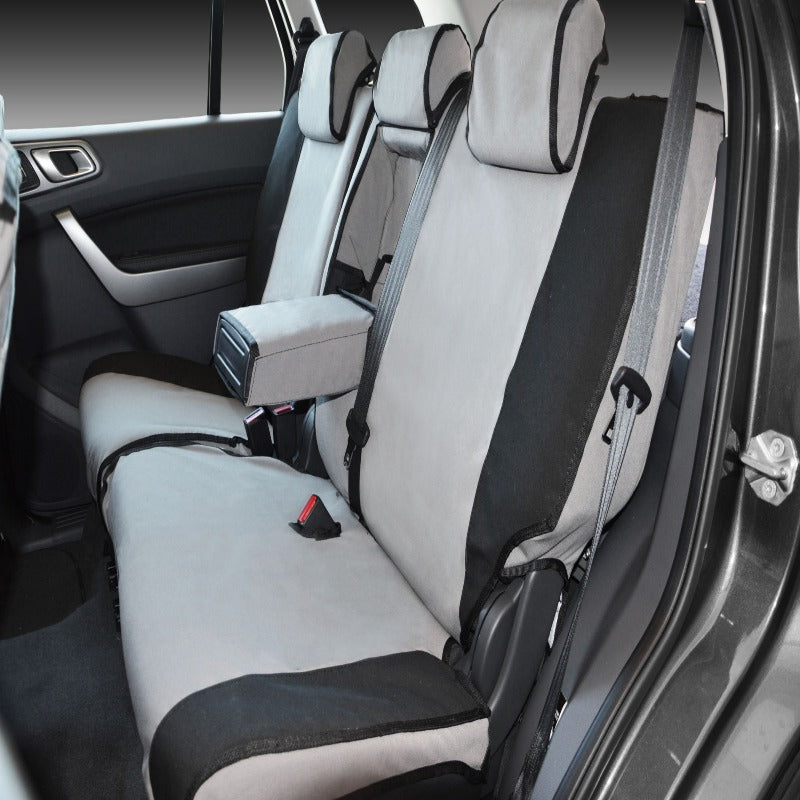 MSA R010 COLORADO RG / LX / LT / LTZ 06/12 TO 11/13 REAR 60/40 SPLIT BENCH SEAT COVER (2 HEAD RESTS) (MTO)