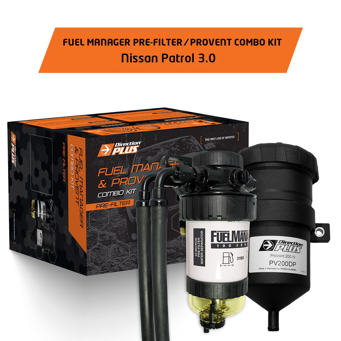 DIRECTION-PLUS FUEL MANAGER PRE-LINE PROVENT OIL KIT NISSN PATROL