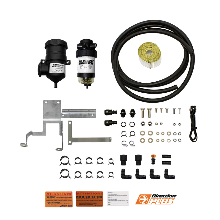 Direction-Plus Fuel Manager Pre-Filter and Provent Oil Kit Land Cruiser 70series