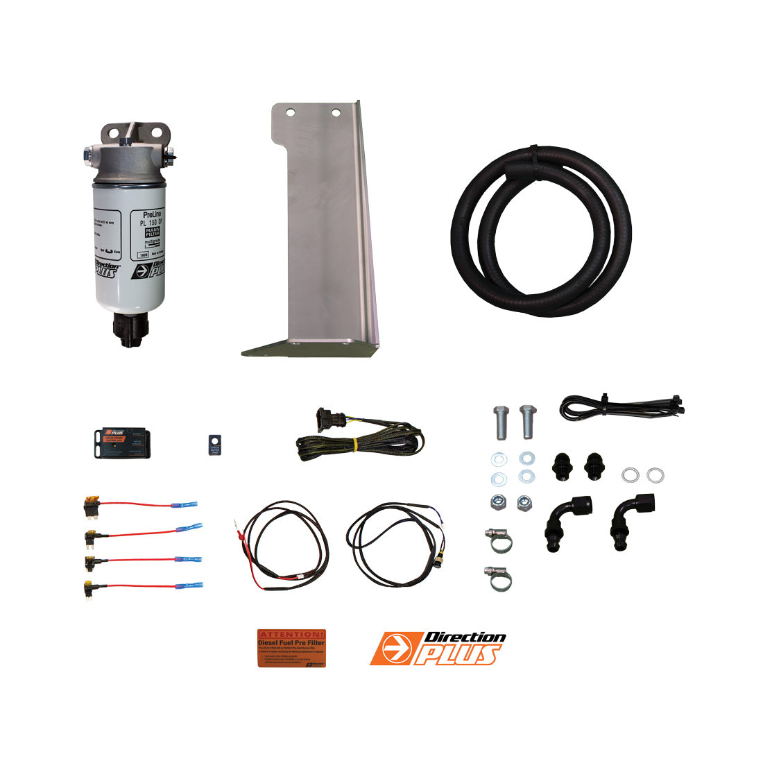 DIRECTION-PLUS Preline Plus Pre Filter And Provent Oil Combo Kit Mitsubishi Triton - PLPV629DPC