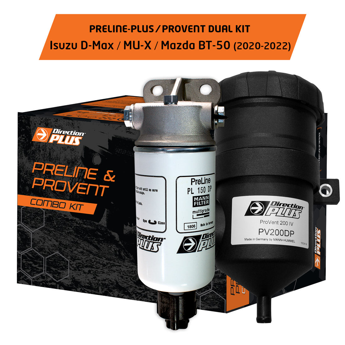 DIRECTION-PLUS PRELINE-PLUS PROVENT OIL KIT ISUZU D-MAX, MU-X & MAZDA BT-50
