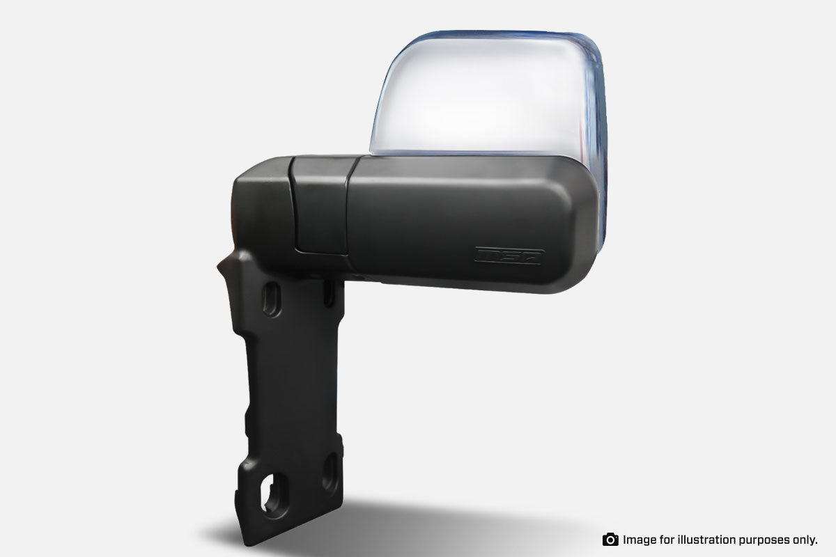 MSA TM401 TOYOTA LANDCRUISER LC70-LC79 SERIES TOWING MIRRORS (CHROME BIG BASE) 1984-CURRENT