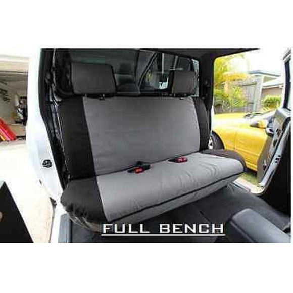 MSA HL62 Toyota Hilux 8th Gen Workmate Dual Cab Rear Full Bench Seat Cover No Armrest