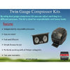 Polyair Twin Gauge Air Compressor Kit Easy to use