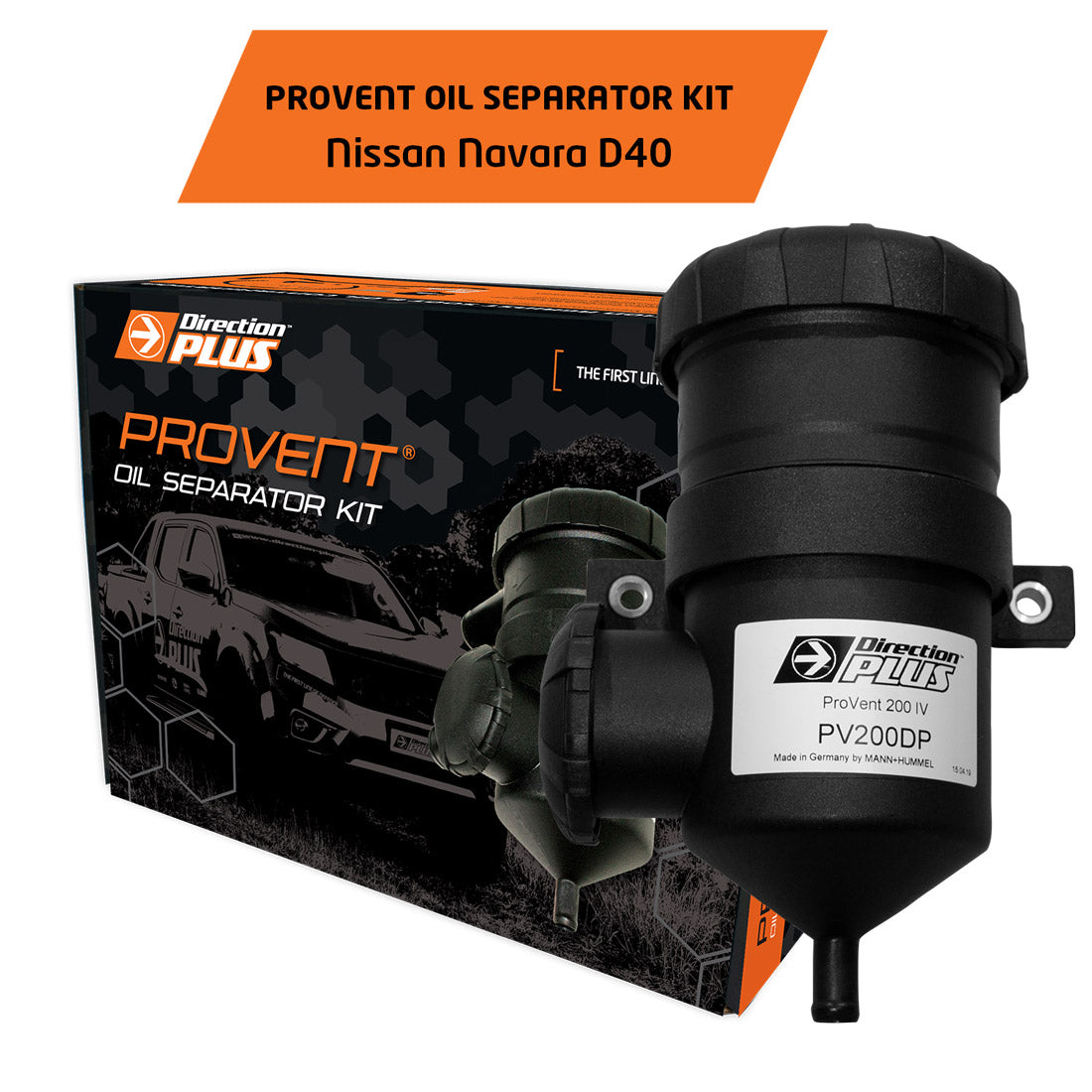DIRECTION-PLUS PROVENT OIL SEPERATOR KIT NISSAN NAVARA D40