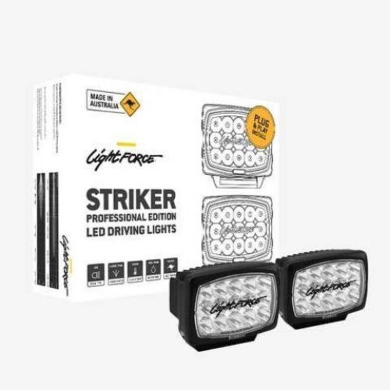 Lightforce STRIKERLEDPK Striker Professional Edition LED Driving Light - Twin Pack