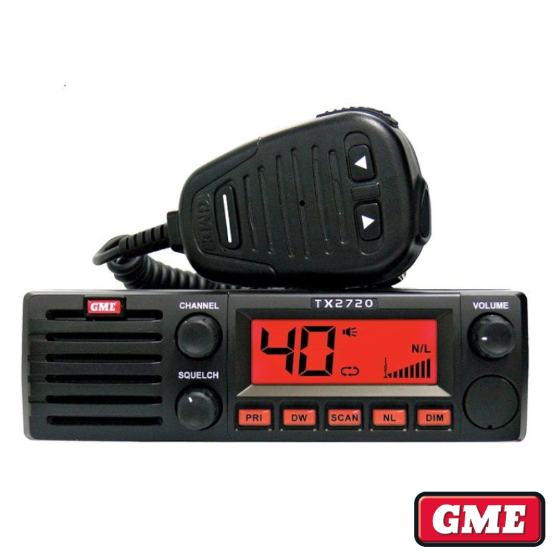 GME TX2720 4W 40-channel 27mHz AM DIN Radio